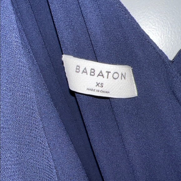 Babaton Elegant Navy Backless Dress - Picture 2 of 5